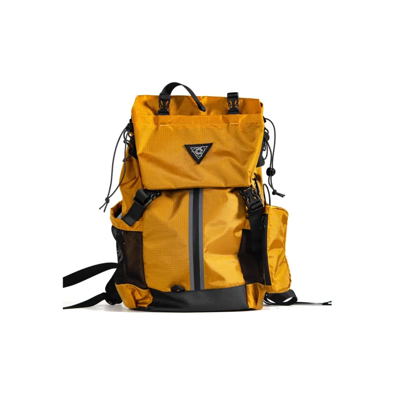 TRIP&CO Polyamide Outdoor Hiking Bag Backpacks Large Size Men's Black/Army Green/Orange-5