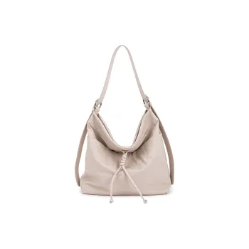 VENOF Cow Leather Tote Bag Shopping Bag Crossbody Bag Shoulder Bag Medium Size Women's Soy Milk White/Brie Black