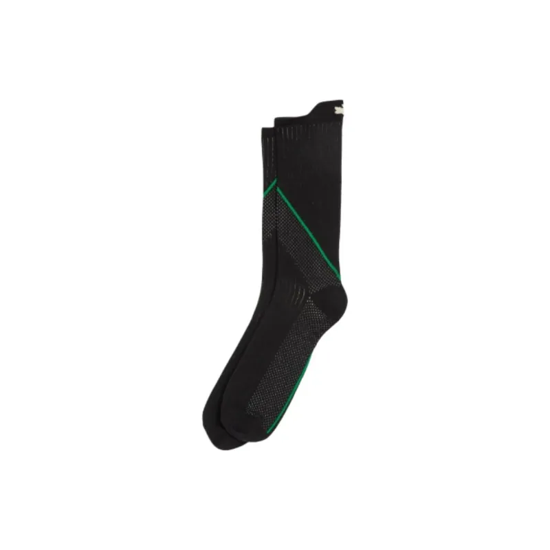 LACOSTE Mid Calf Socks Men's 1 Pack Black-0