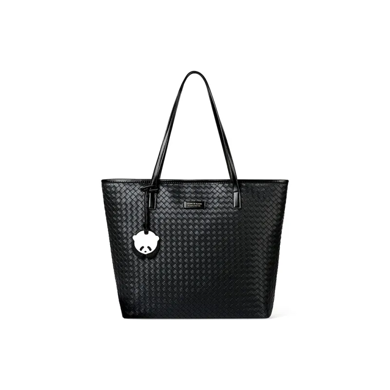 TUCANO Pu Shoulder Bag, Handbag, Tote Women's Classic Black-0