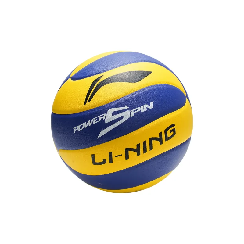 LiNing PU Size 5 Ball Volleyball Unisex Yellow Blue-3