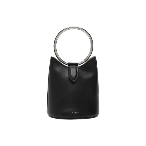 Alaia Logo Stamp Ring Mini Bag