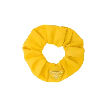 PRADA Recycled Nylon Hair Tie Women's Yellow
