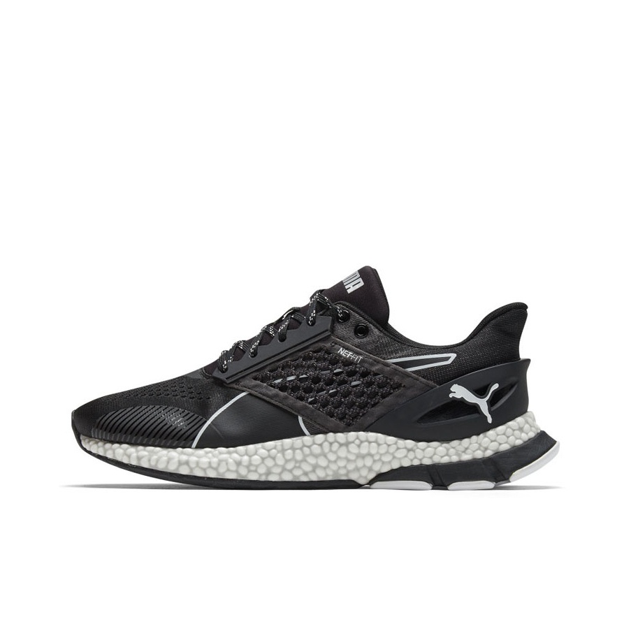 PUMA Hybrid Astro Running Shoes Men Low Top Black White POIZON