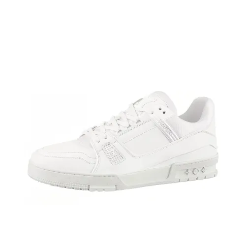 LOUIS VUITTON Trainer Lifestyle Shoes Men Low-Top White