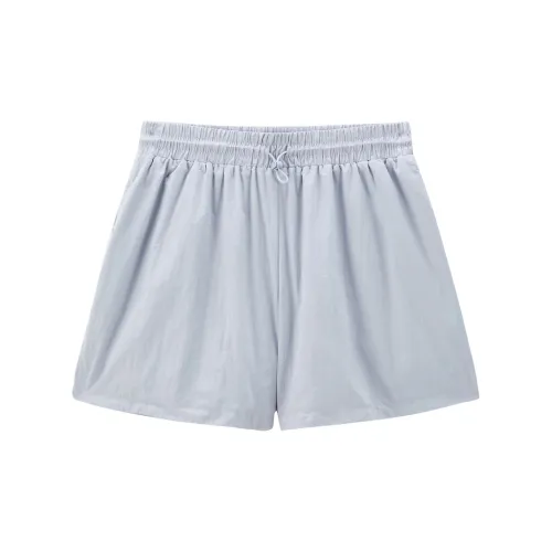 LEDIN Casual Shorts Women's Aqua Blue