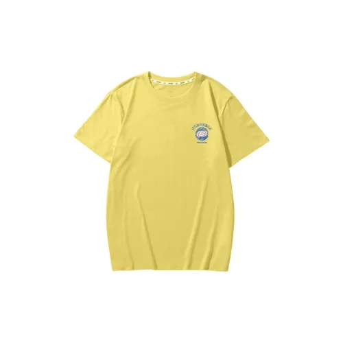 Skechers Colorful T-Shirts Unisex Fresh Lemon Yellow/00PU