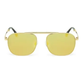 KESSLER Titanium Acetate Aviator Sunglasses Unisex Gold