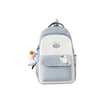Venerable Brahma Nylon Backpack Women's Gray/Black/Blue/Pink