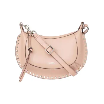 ISABEL MARANT Oskan Moon Stud Detailed Shoulder Bag