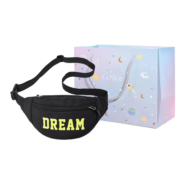GOX Nylon Sling Bag Regular Unisex White Blue/White Green/White Black/Black Blue/Black Yellow-14