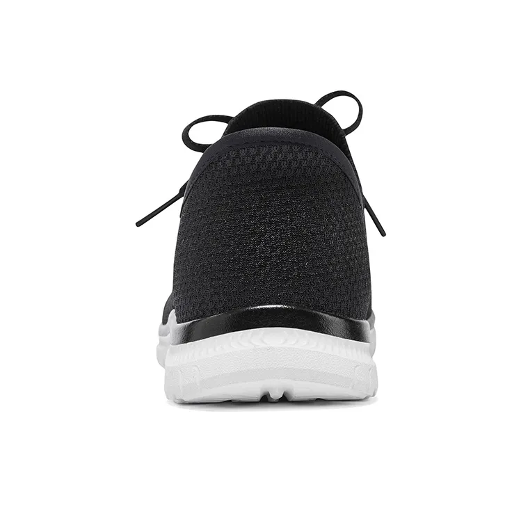 Skechers Slip Ins Breathable Low Top Casual Shoes Women's Black-4