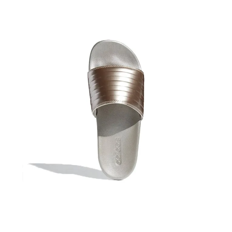 Adilette Women's Adidas Comfort Slide 'Champagne Metallic' Women's-4