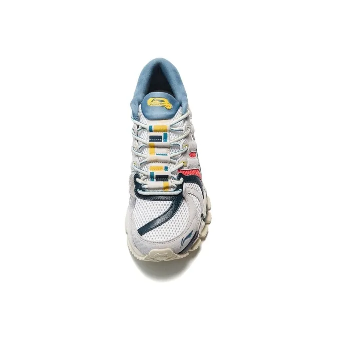 LiNing Non slip Lightweight Low Top Running Shoes Men's Vintage Gray-2
