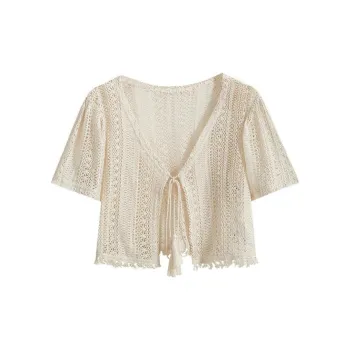 Wbwq Knitwear Women's Apricot