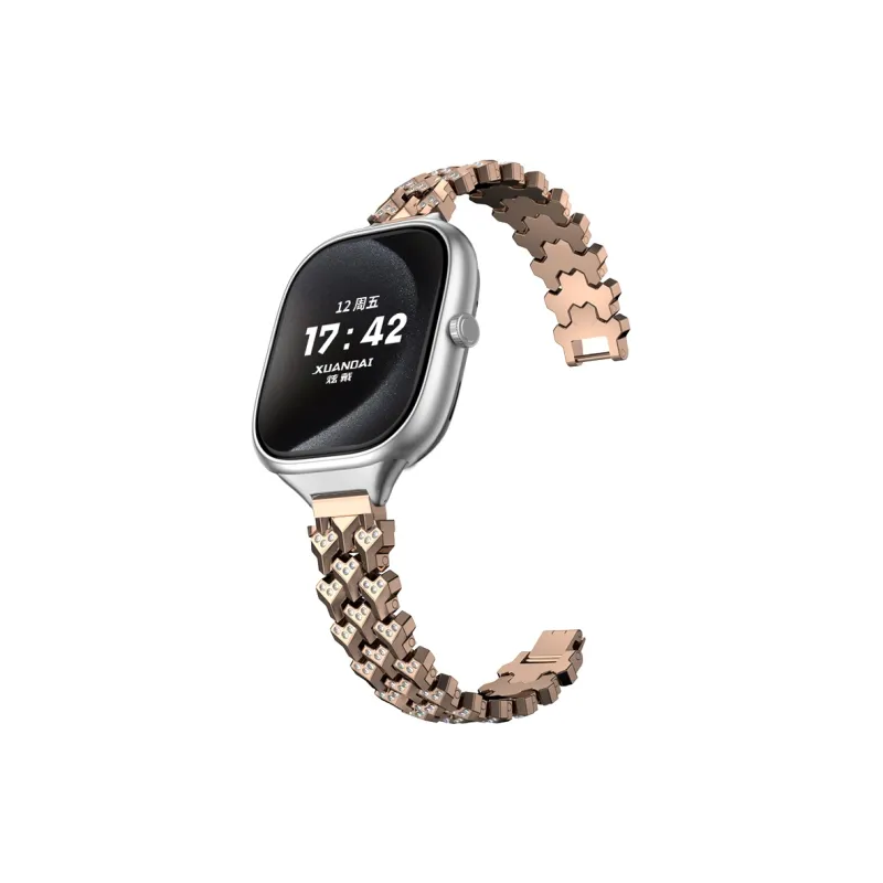 Yu Qing Compatibility Red Beige Watch 4/Redmi Smart 4th Generation Watch Bands 150mm Unisex-21