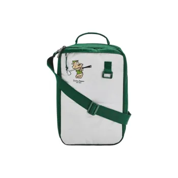 Under Armour Polyester With PU Shoelace Storage Bag Large Size Unisex Halo Gray & Forest Green & White Soil