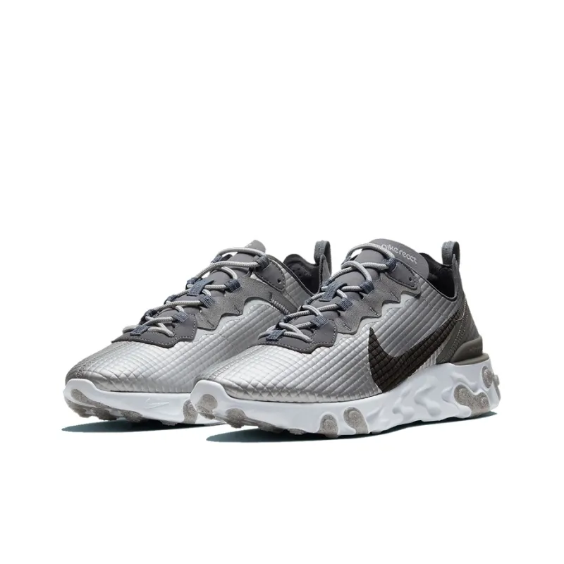 Nike React Element 55 Quilted Grid White-2