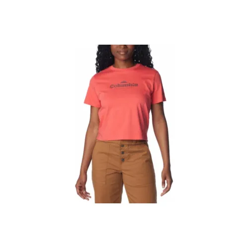 Columbia North Cascades T-Shirts Women's Watermelon Red