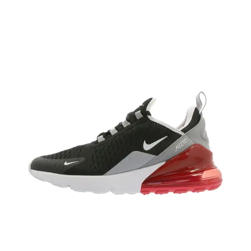 Nike Air Max 270 Black Ember Glow Wolf Grey GS