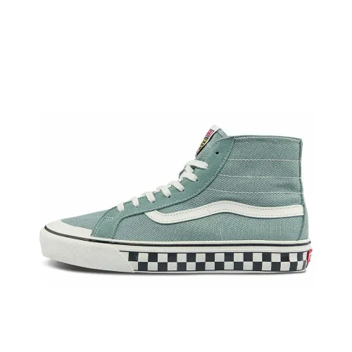 Vans SK8 Skateboard Shoes Unisex High-Top Green/White/Black