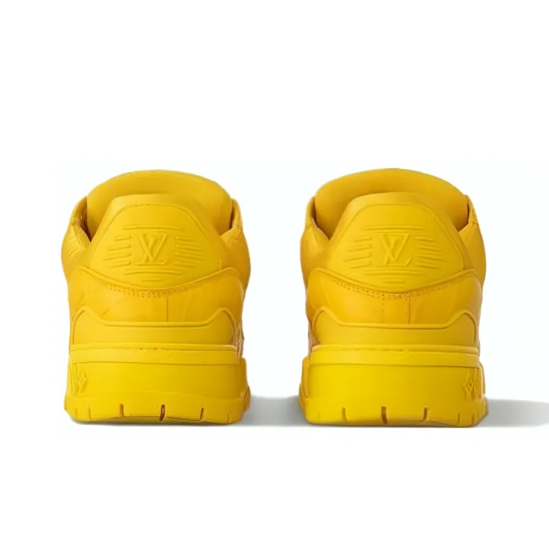 LOUIS VUITTON Lv Trainer Maxi Sneaker Yellow-3