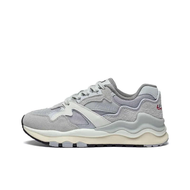 LiNing 001 Mountain Sea Anti Slip Wear Resistant Low Top Sports Casual Shoes Women's River Stone Gray-0