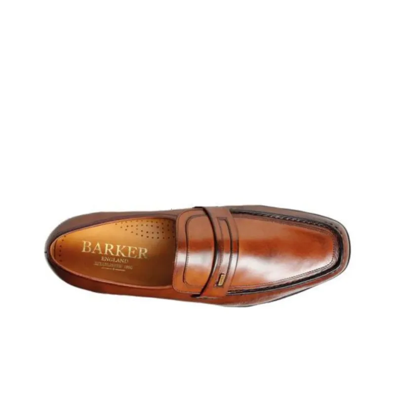 BARKER Wesley Loafers Men's Brown-3