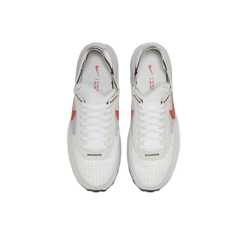 Nike Waffle One White Picante Red-3