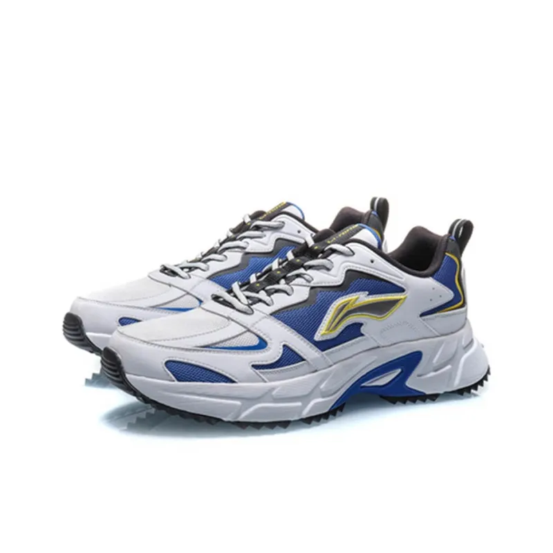 LiNing Storm 1 Cushioning, Slip Resistant, And Abrasion Resistant Low Top Running Shoes Men's Storm Blue-2