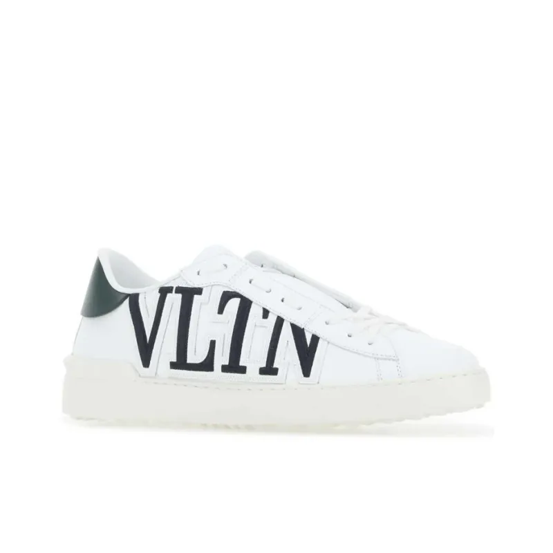 Valentino Open Stylish Skateboarding Shoes Men's White Green Black-1