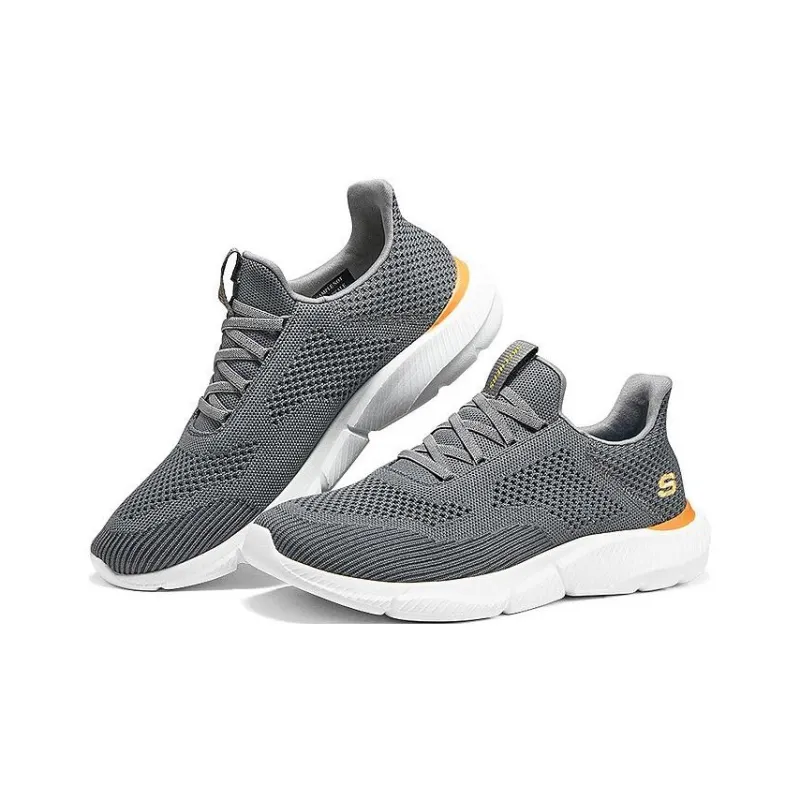 Skechers Ingram Cushioning Anti Slip And Wear Resistant Rebound Low Top Casual Shoes Men's Charcoal Gray-3
