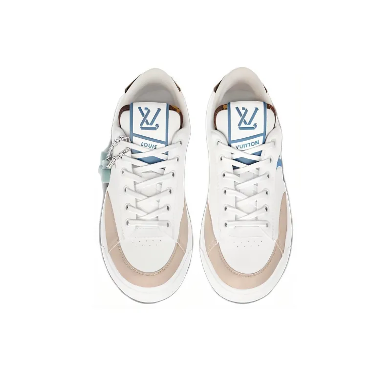 LOUIS VUITTON Charlie Sneakers 'Blue Beige' Women's-2
