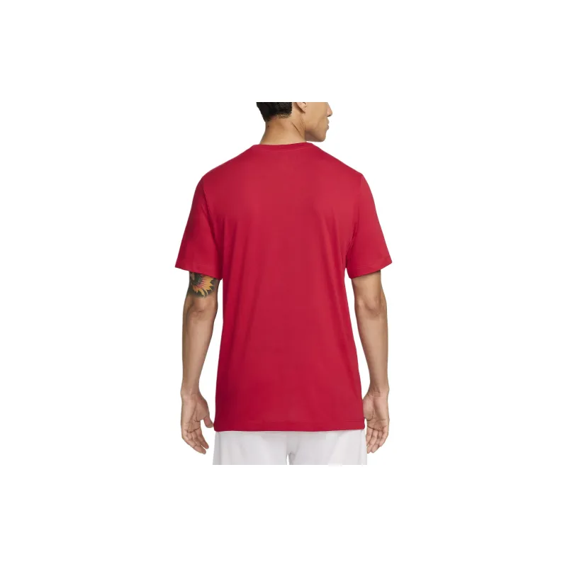 Nike Spain Basketball T-Shirt T-Shirt Men's Gym Red-1