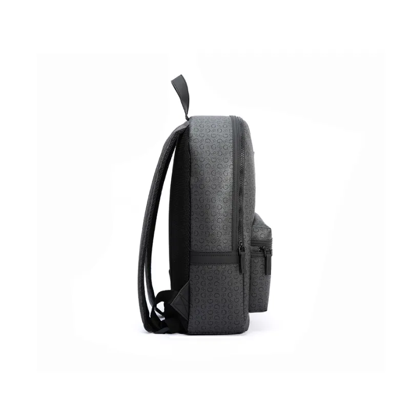 GUESS Synthetic Leather Backpack Regular Men's Black Gray-3