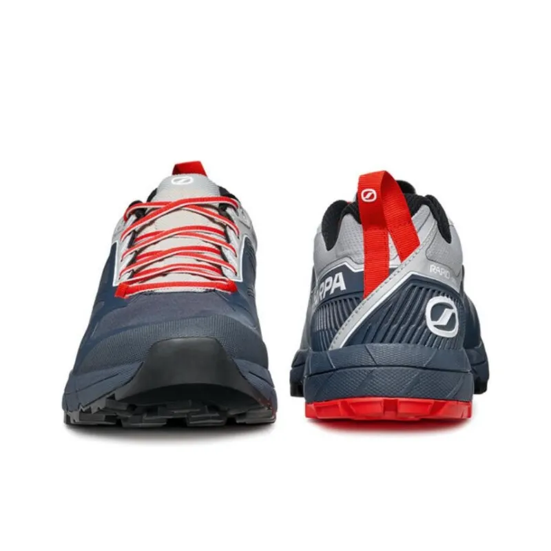 SCARPA Cushioning Anti-Slip And Wear-Resistant Low-Top Trekking Shoes Unisex Blue-3