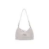 Heart-Shaped Shoulder Bag-Beige