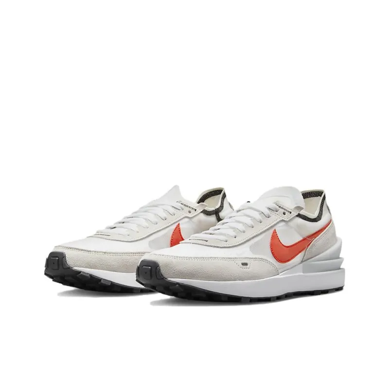 Nike Waffle One White Picante Red-2