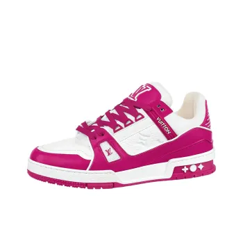 LOUIS VUITTON Lv Trainer 'White Fuchsia'