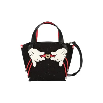 AJIDOU Artificial Leather Shoulder Bag, Crossbody Bag, Handbag Women's Black