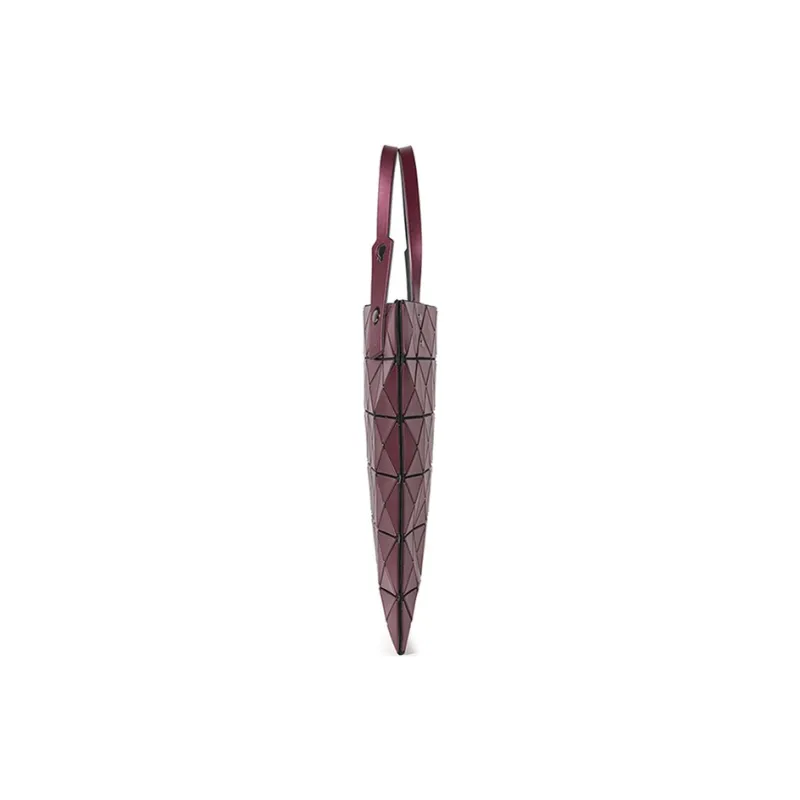 ISSEY MIYAKE PVC Tote Shopping Bag Handbag Women's Bordeaux Red-2