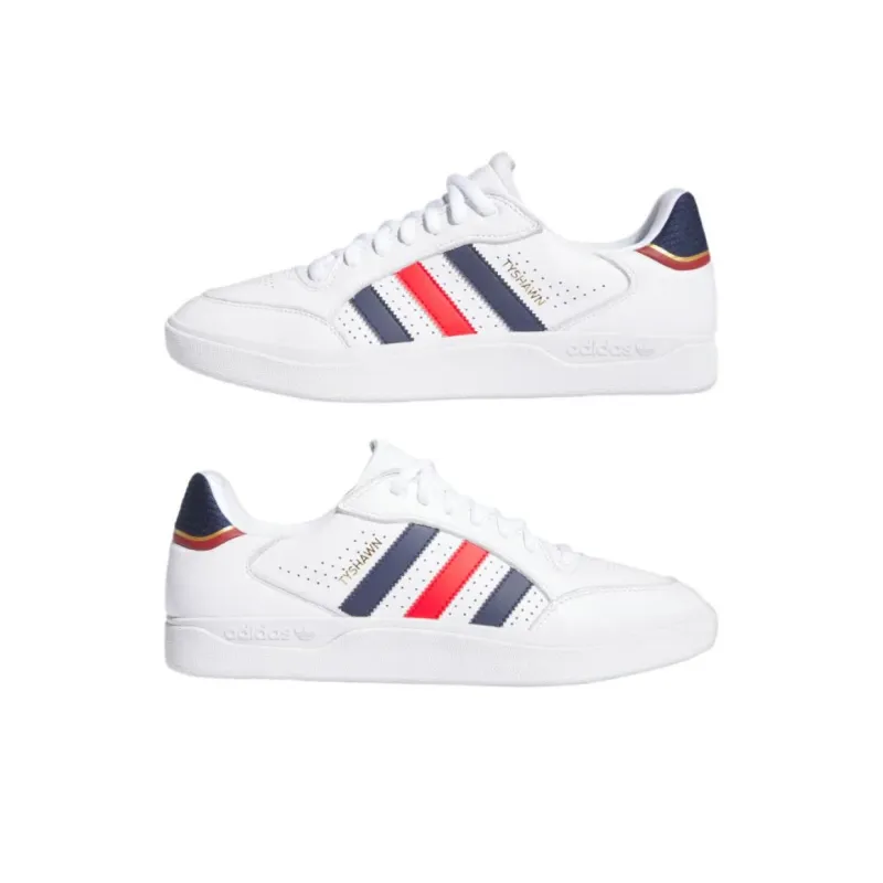 Adidas Originals Tyshawn Low Cloud White Better Scarlet Gold Metallic-2