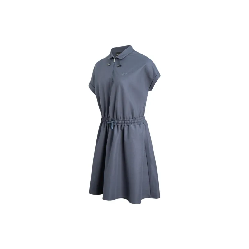 EMPORIO ARMANI Short Sleeved Dresses Women's Navy Blue-2