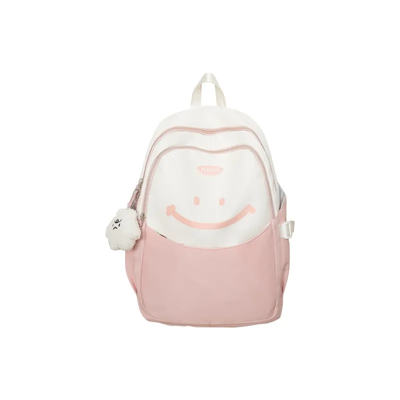 Banyanu Nylon Backpack Regular Unisex Pink/Red/Green/Black-0