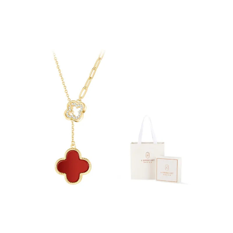 Mom's Gift Agate Jade Necklaces Women's-3