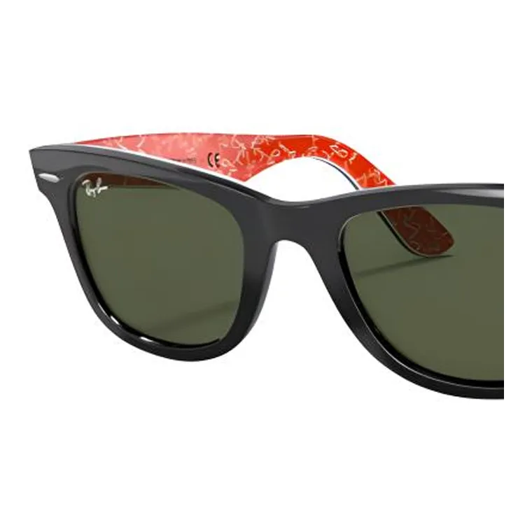RayBan Plastic Oval Sunglasses Unisex Black-1