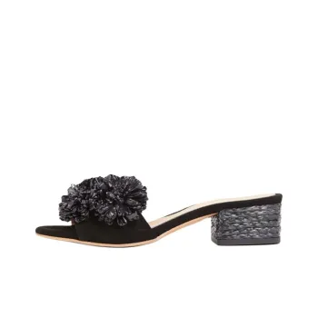 Paloma Barceló Slide Slippers 3.5cm Women's Black