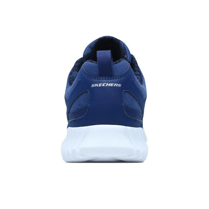 Skechers Elite Fle Wear-Resistant Slip-Resistant Low-Top Sports Casual Shoes Navy-2