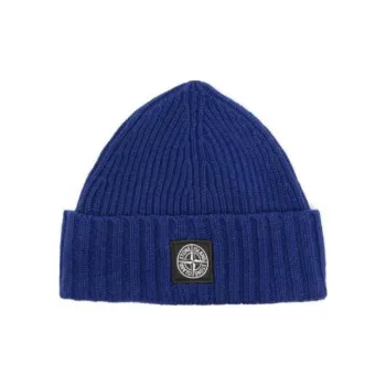 STONE ISLAND Compass Patch Knitted Beanie