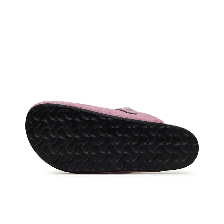 CONP Slip Resistant Wrap toe Slippers Unisex Dark Pink-5
